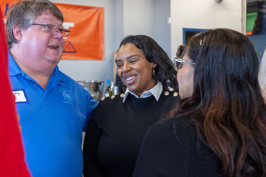 Kristian Grant campaign event